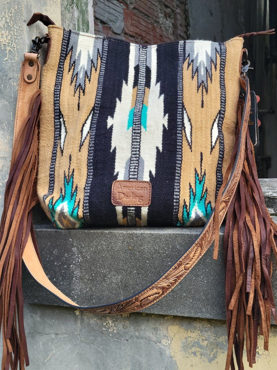 american darling aztec bag back view