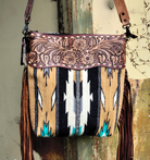 Tooled Aztec Boho Bag