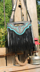 MontanaWest Fringed Handbag