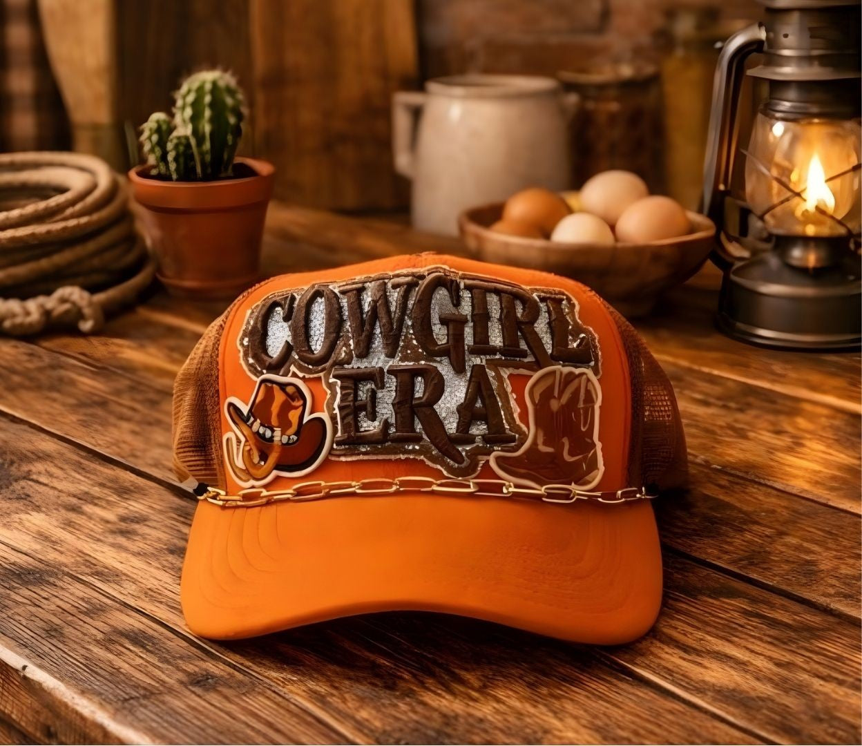 Cowgirl Era Western Trucker Hat | Western wear for the modern woman | The Rooster Den Co