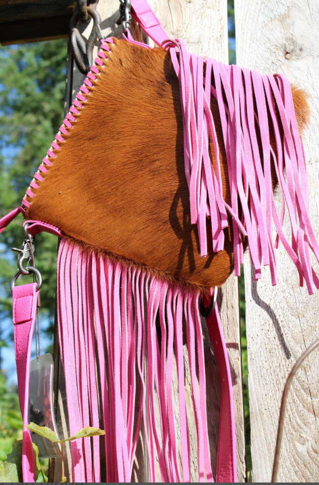 Trinity Ranch Hair On Hide Handbag