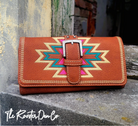 Aztec Embroidered Wallet