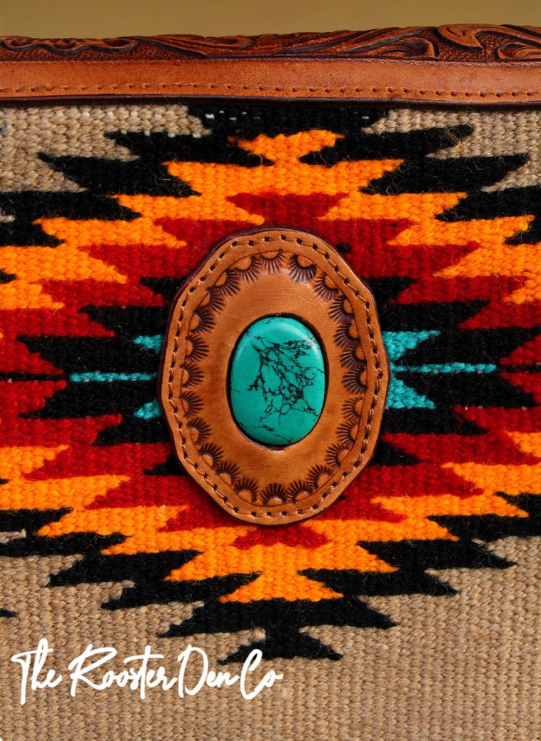 southwestern navajo bag detail