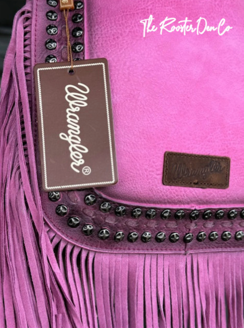 Wrangler Fringe Crossbody Handbag